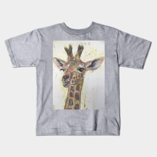 Colourful Baby Giraffe Kids T-Shirt